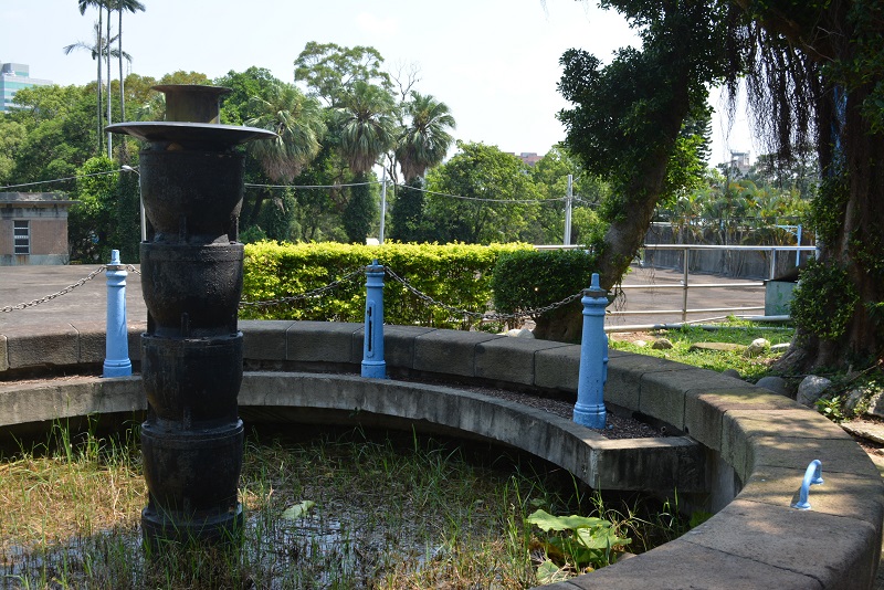 新竹水道水源地園區內已停用的分水井