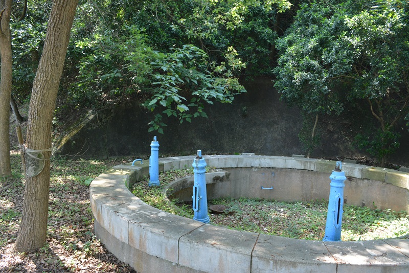 新竹水道水源地園區內已停用的沉澱池