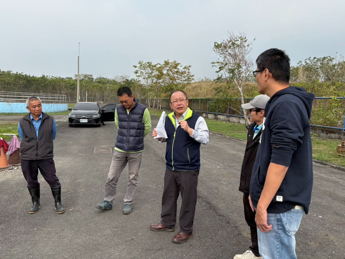 總經理視察潮新淨水場供水情形