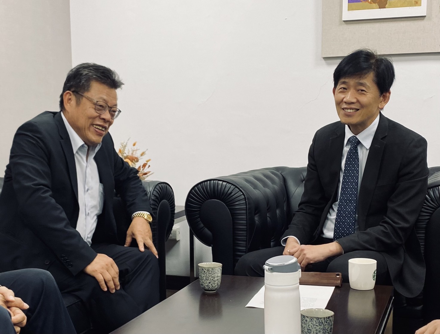 董事長拜會台南市政府葉澤山副市長