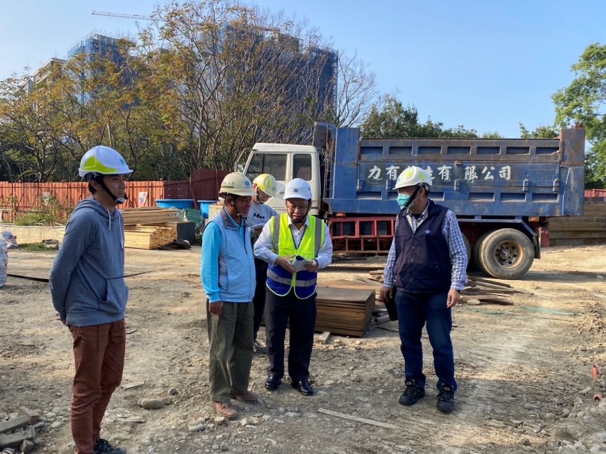 總經理視察桃竹管線水源南送新竹市區土建工程