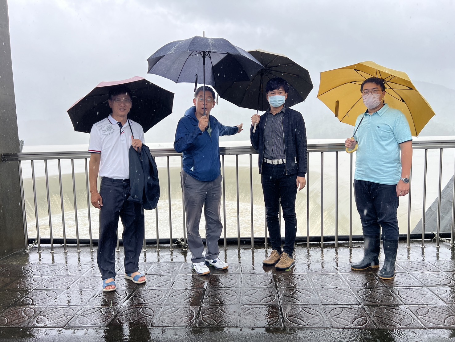 處長督導南鏡所凱米颱風緊急應變