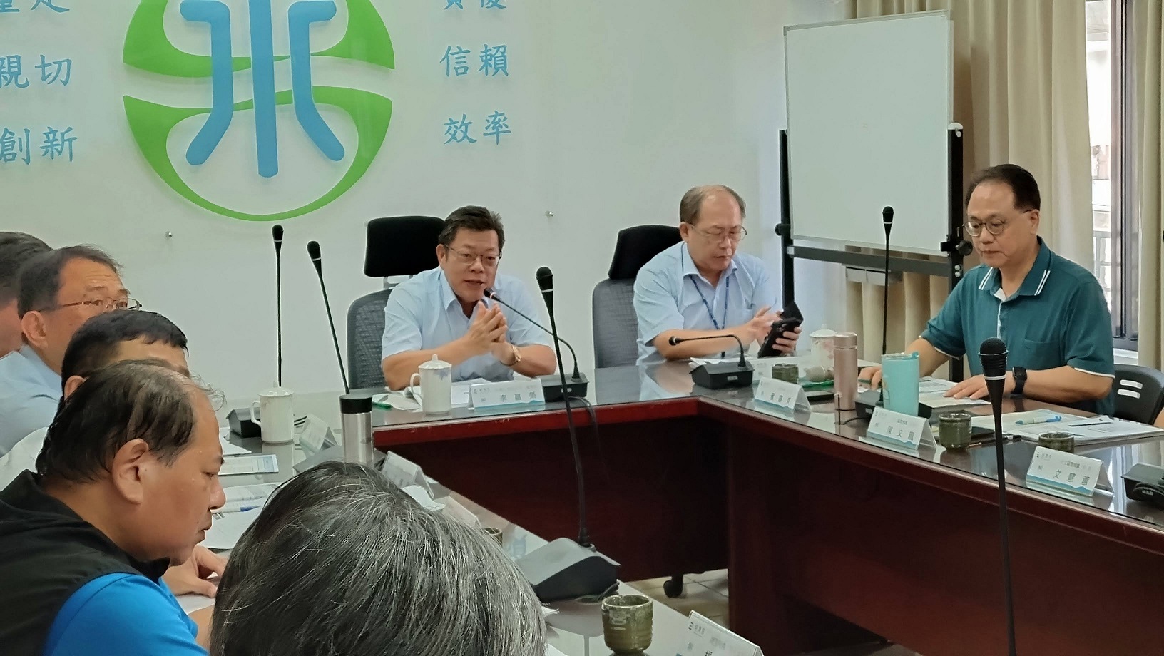董事長、總經理與同仁意見交流