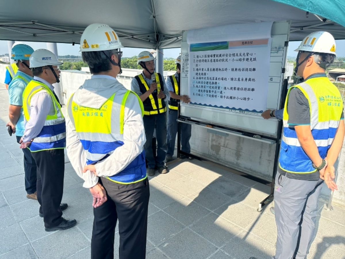 總經理聽取曾文淨水場擴建第二期簡報