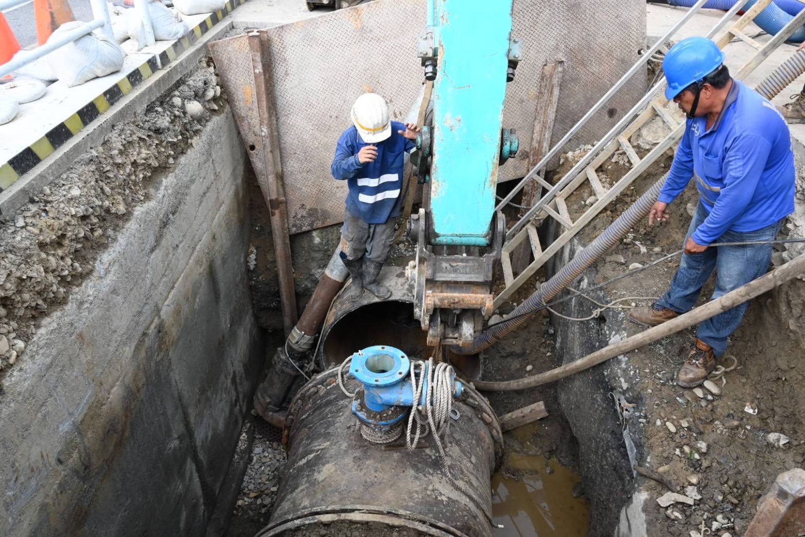 緊急搶修工程現場