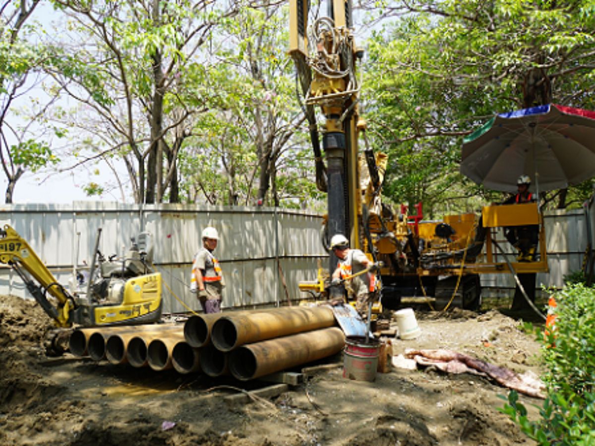大智公園鑿井作業