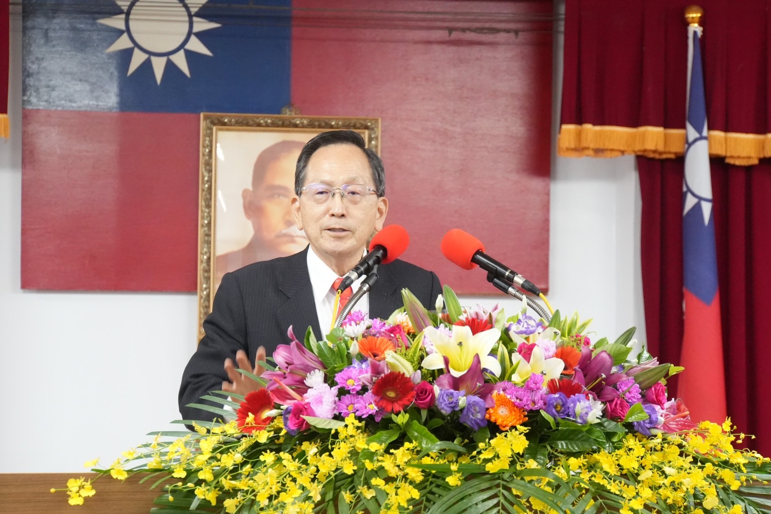 前總經理陳福田致詞