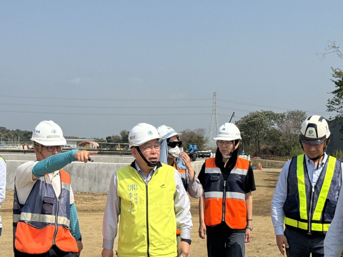 總經理視察中區工程處「鳥嘴潭淨水場新建統包工程（續）」115年底整場出水進度執行情形
