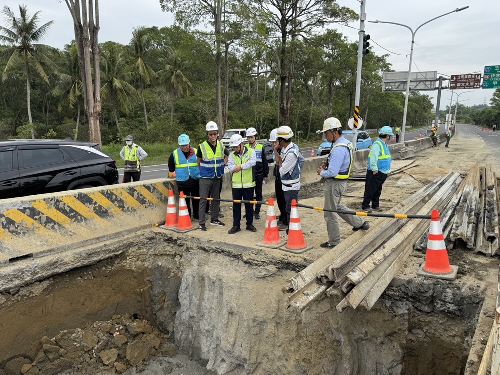 董事長視察「南化場至豐德配水池複線送水幹管工程」施工現場
