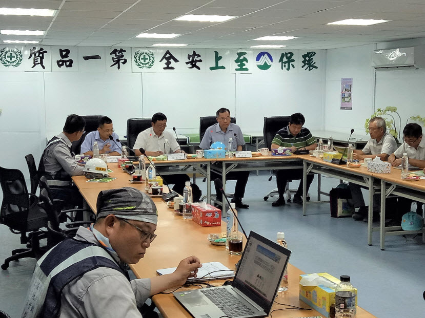 董事長視察大泉伏流水工程