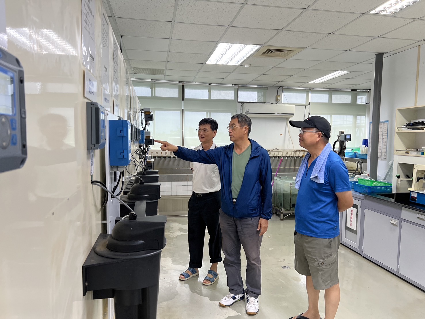 處長督導南化廠凱米颱風緊急應變