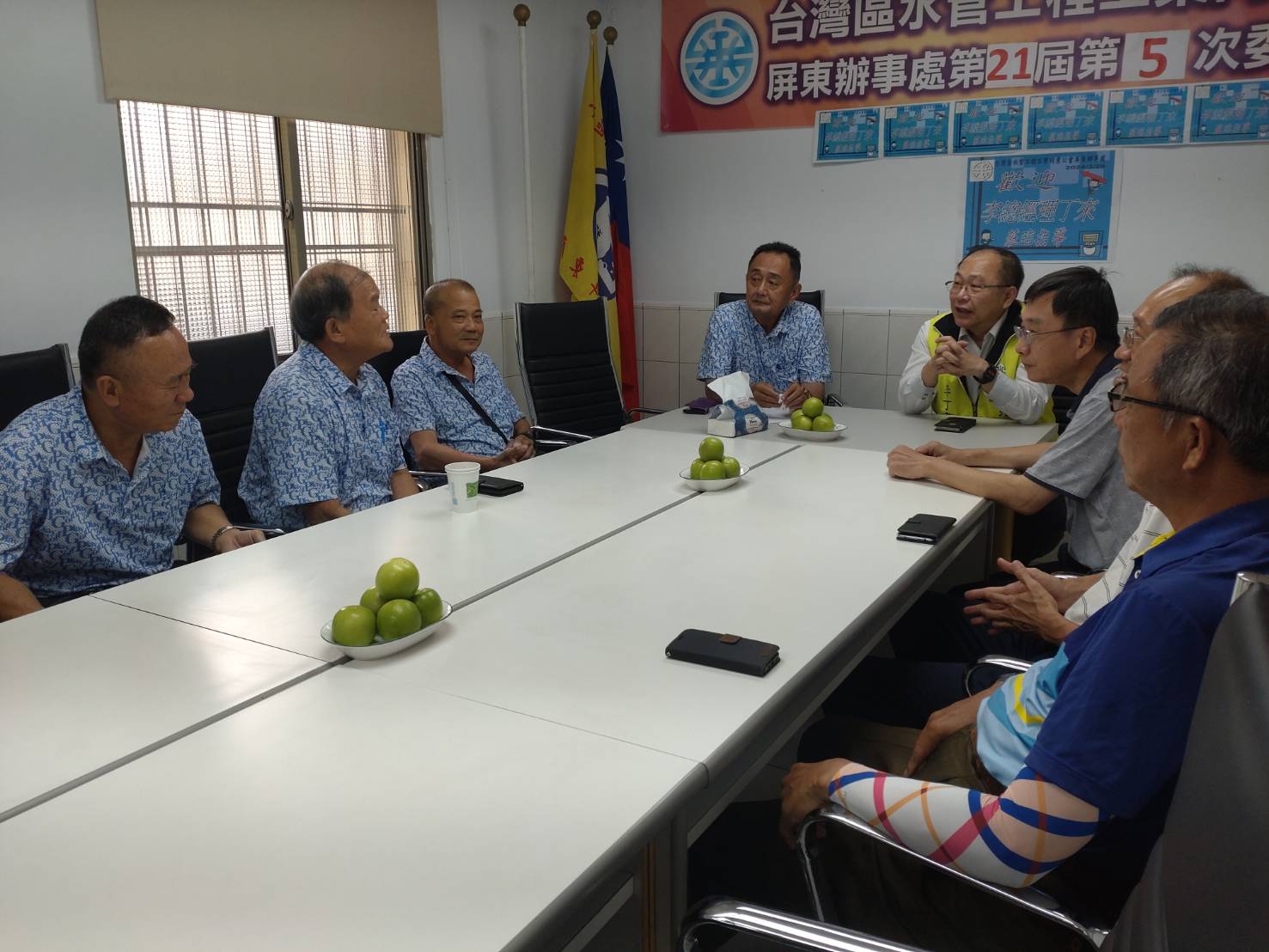 總經理率屏東區處樂處長拜會屏東水管公會意見交流