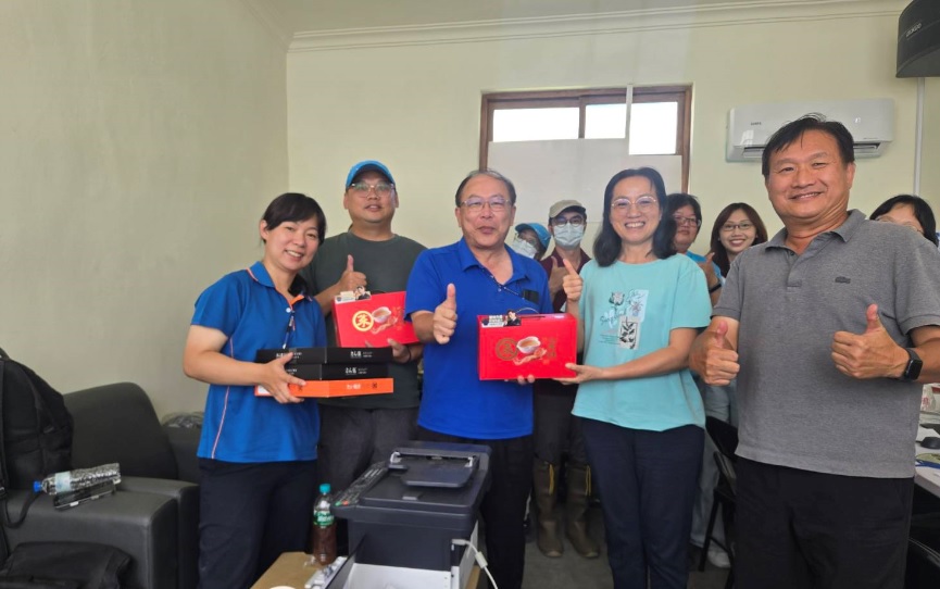 總經理至前進指揮所慰勞值勤同仁辛勞