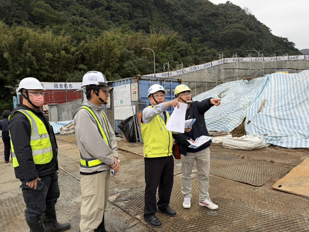 總經理視察「林莊淨水場重建工程」