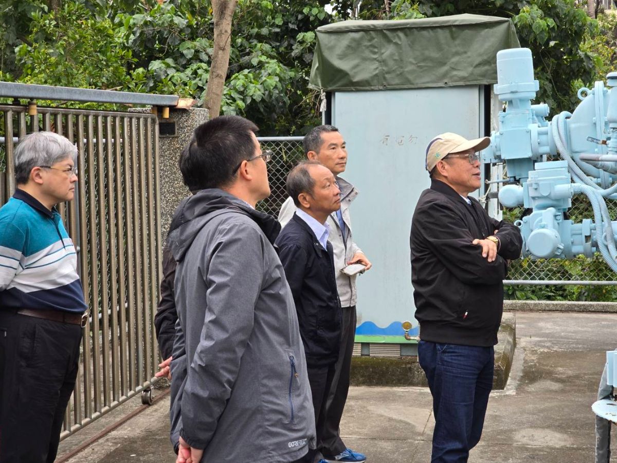董事長視察黑森林備援水井