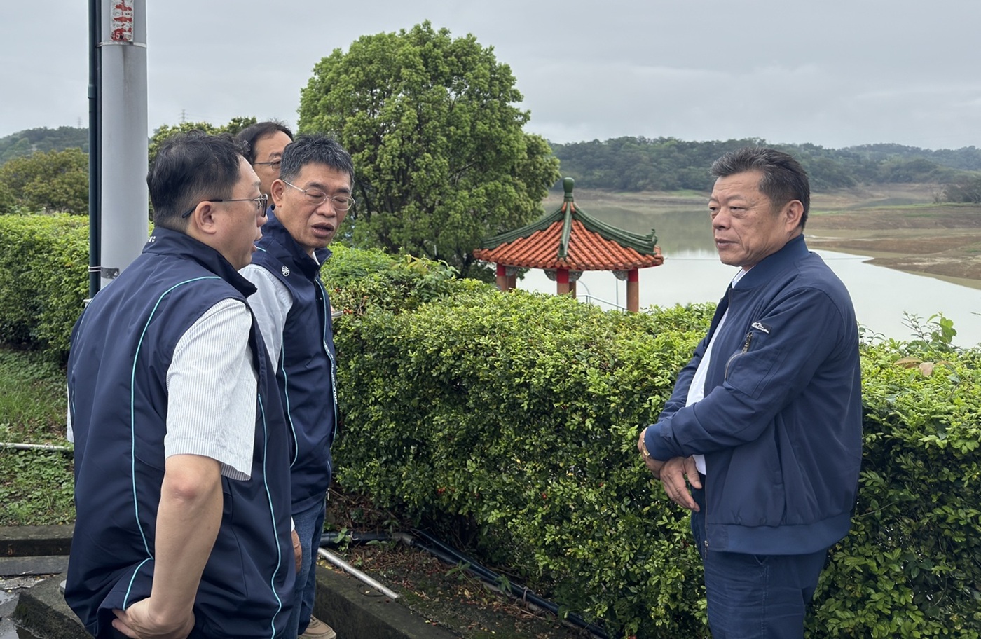 董事長聽取永和山水庫蓄水情況