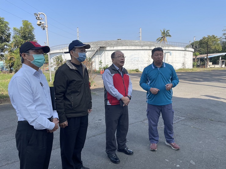 總經理視察大崗山給水廠北嶺加壓站
