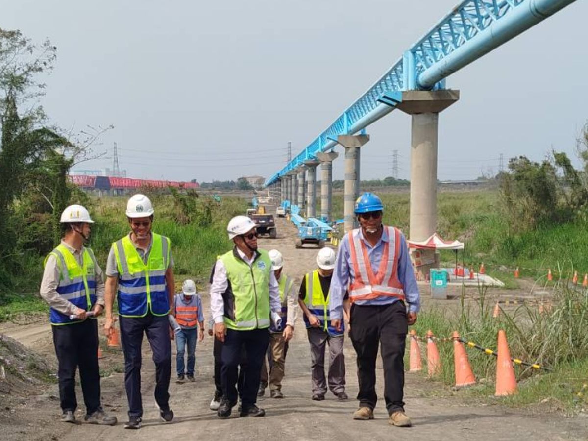 董事長視察「臺中至雲林區域水源調度管線改善計畫」工程