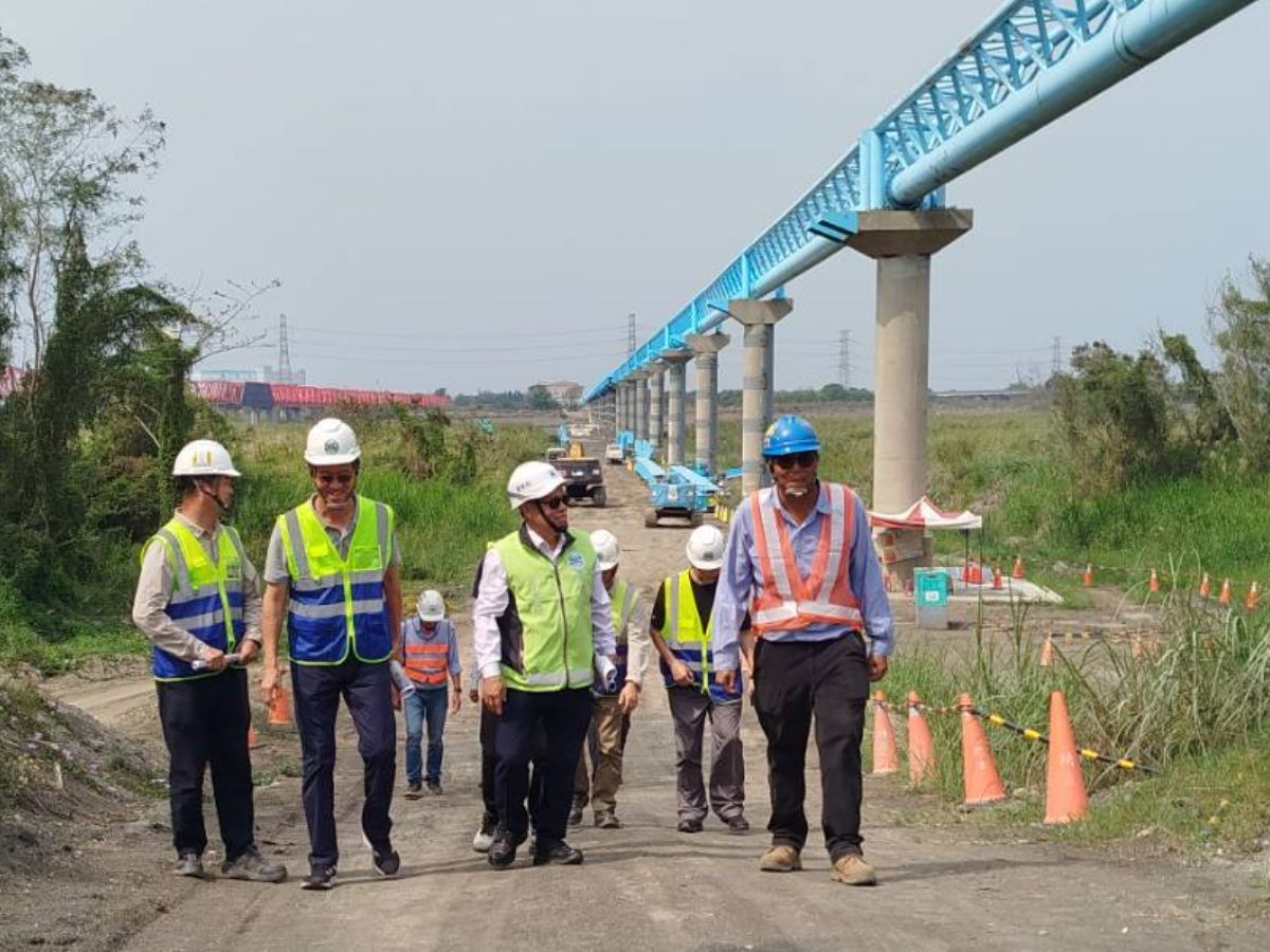 董事長視察「臺中至雲林區域水源調度管線改善計畫」並勉勵同仁辛勞