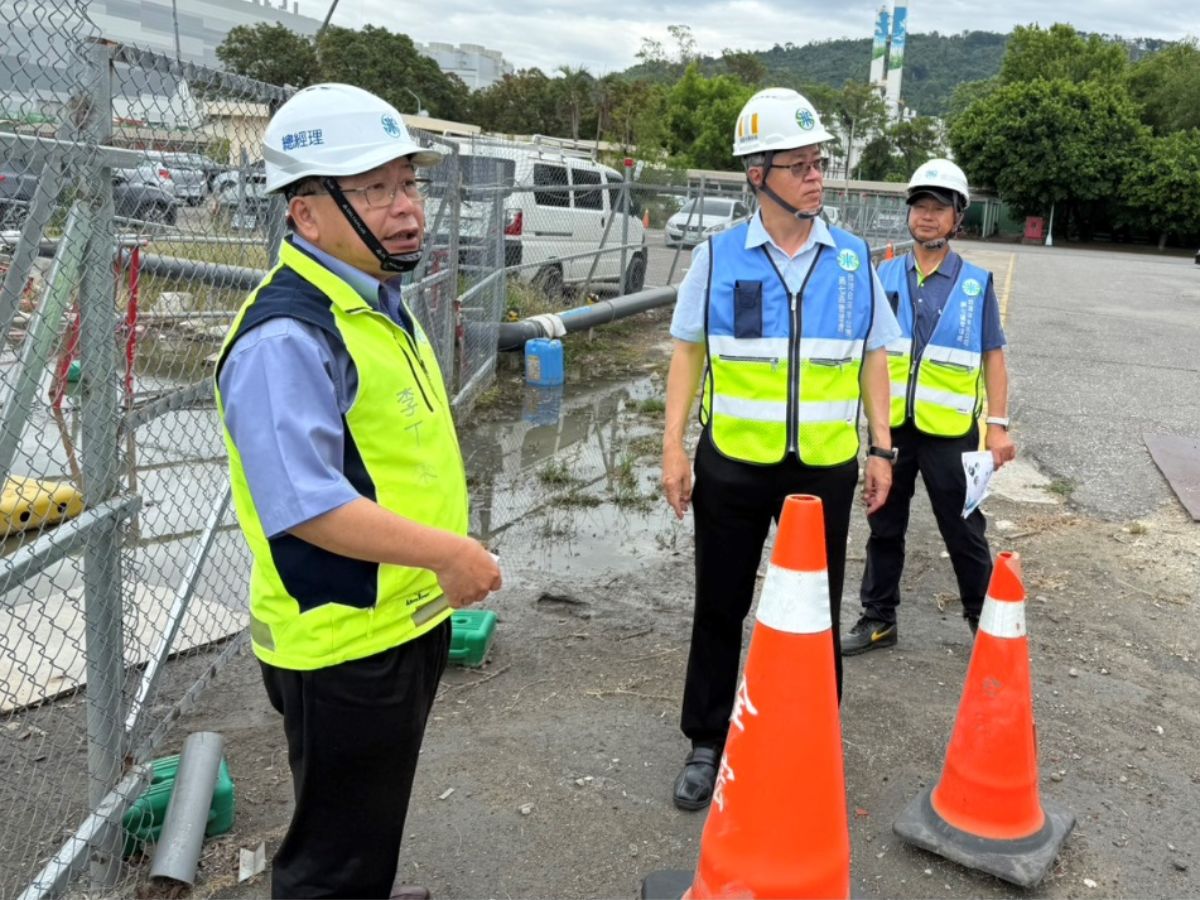 總經理視察工地現場