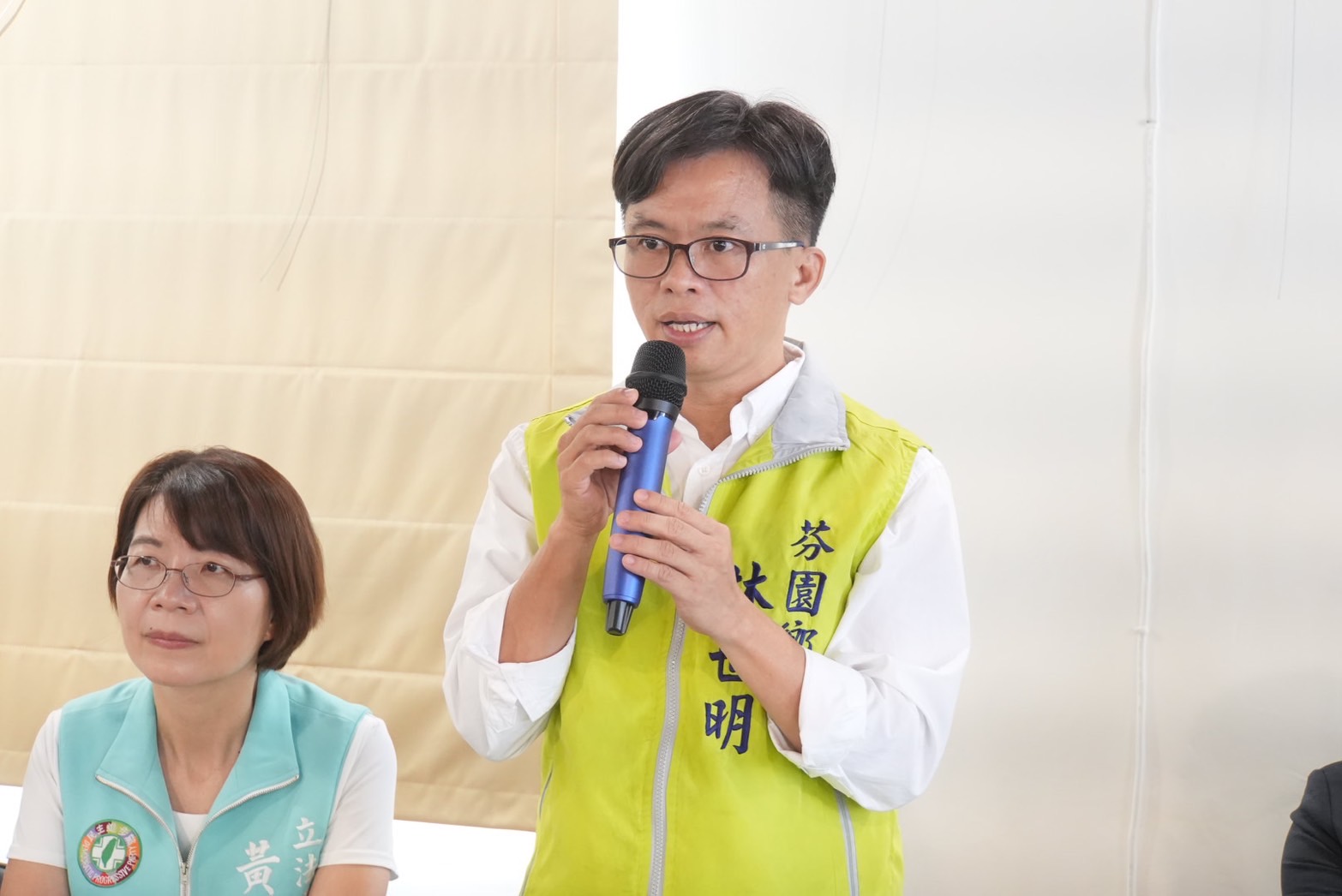 芬園鄉長林世明致詞