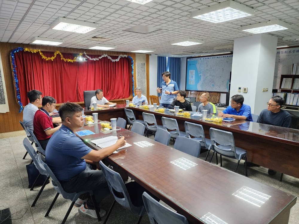 董事長聽取新竹寮伏流水修復進度簡報