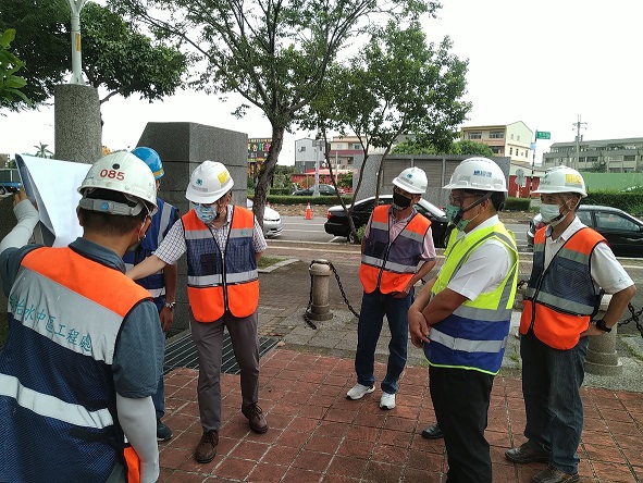 總經理視察豐原大道環狀埋設幹管工程-管(二)聽取簡報