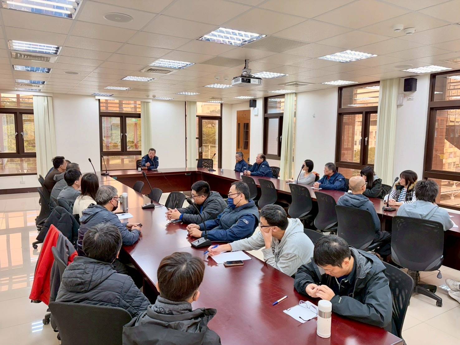 董事長與淡水營運所同仁座談