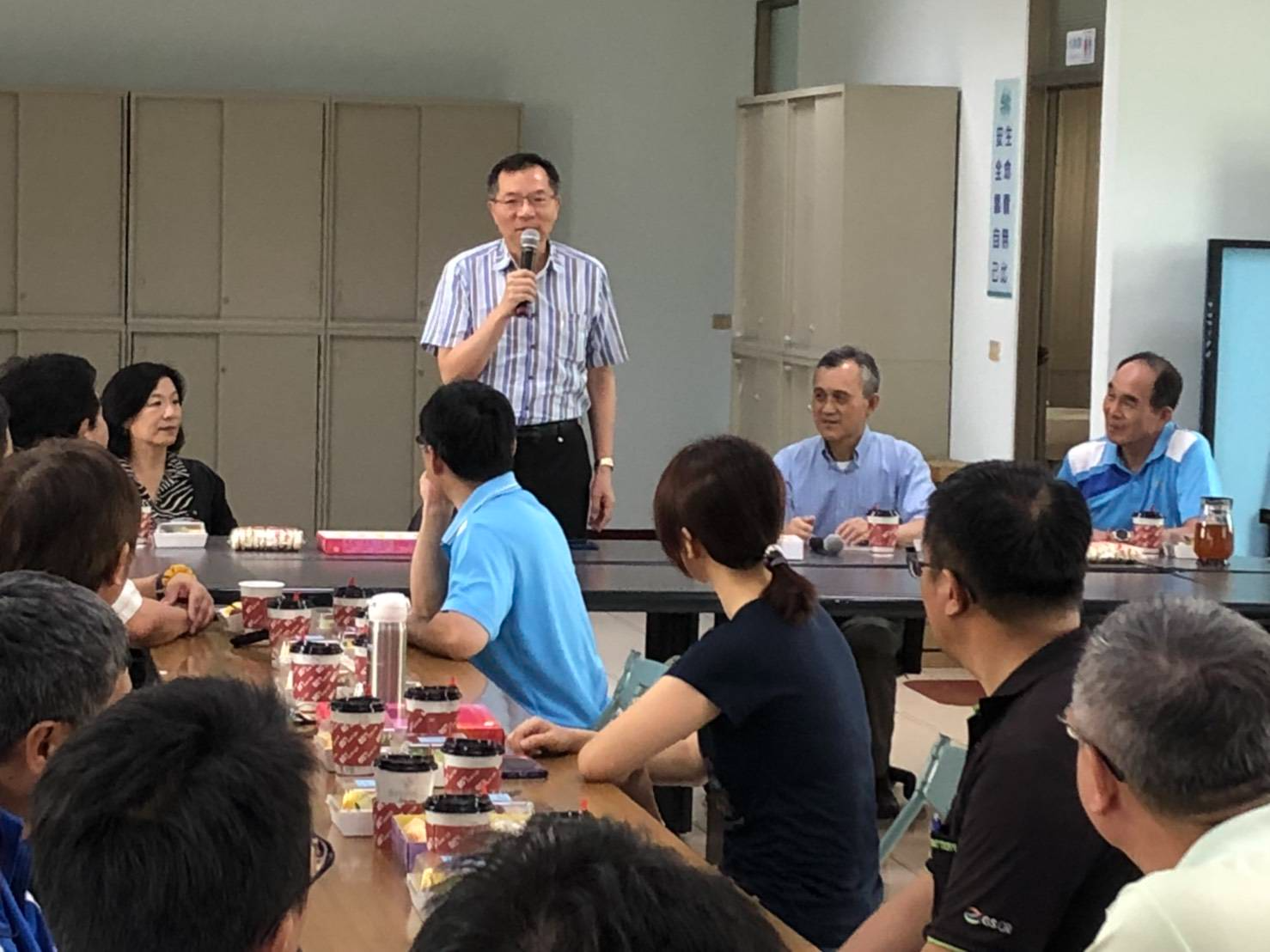 董事長視察第11區管理處彰化給水廠供水業務