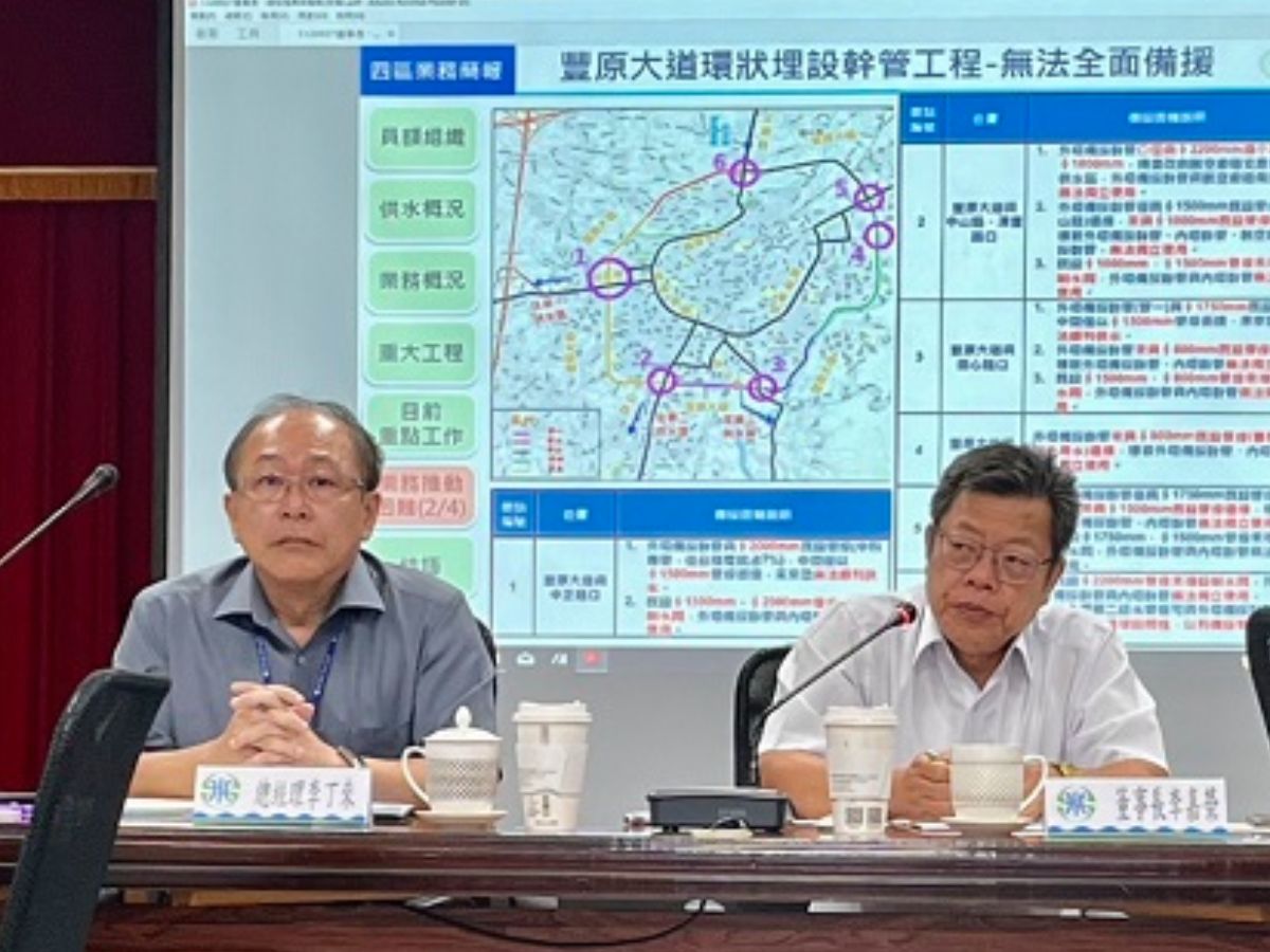 董事長與總經理至四區處視察業務並聽取簡報
