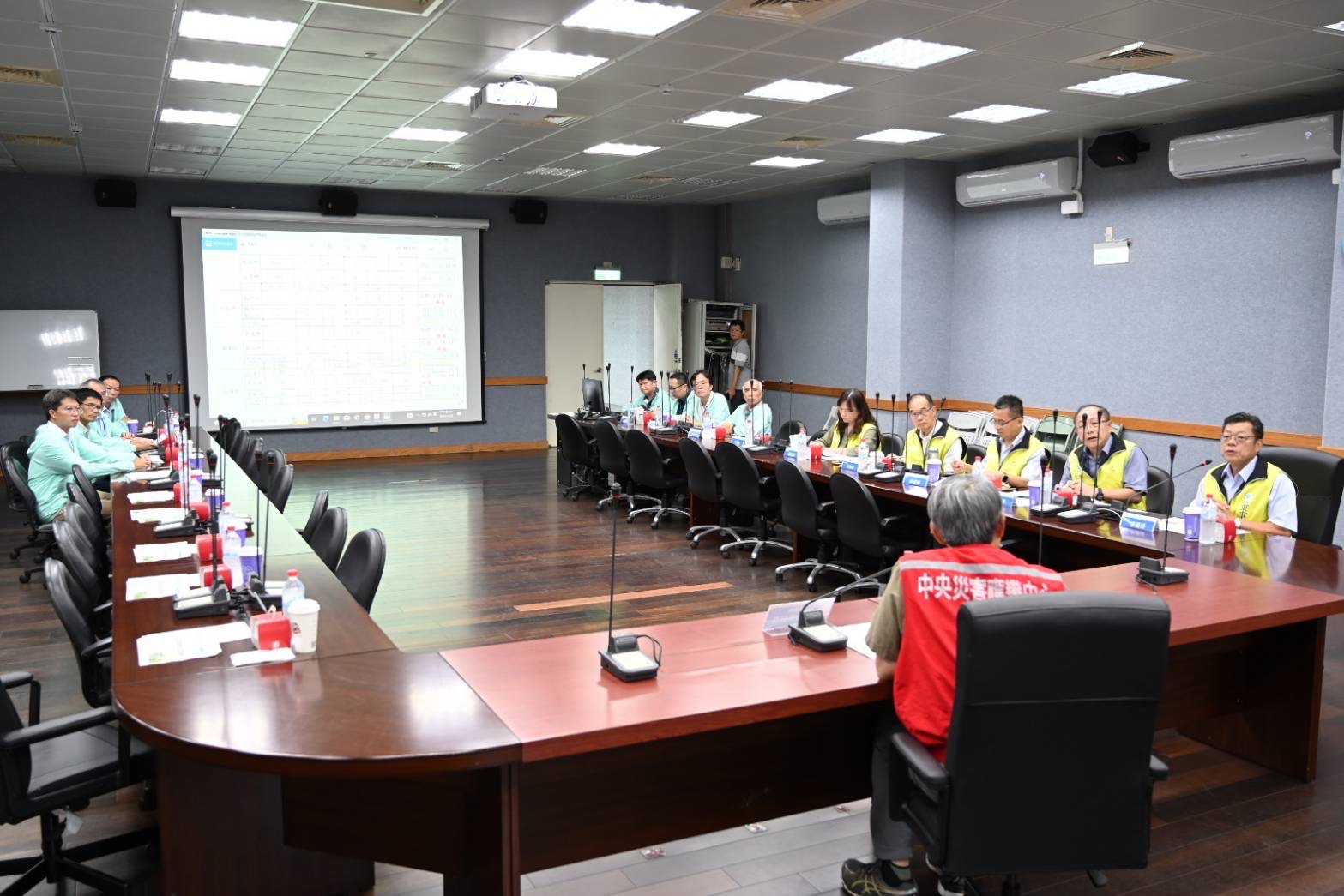 視察會議現場