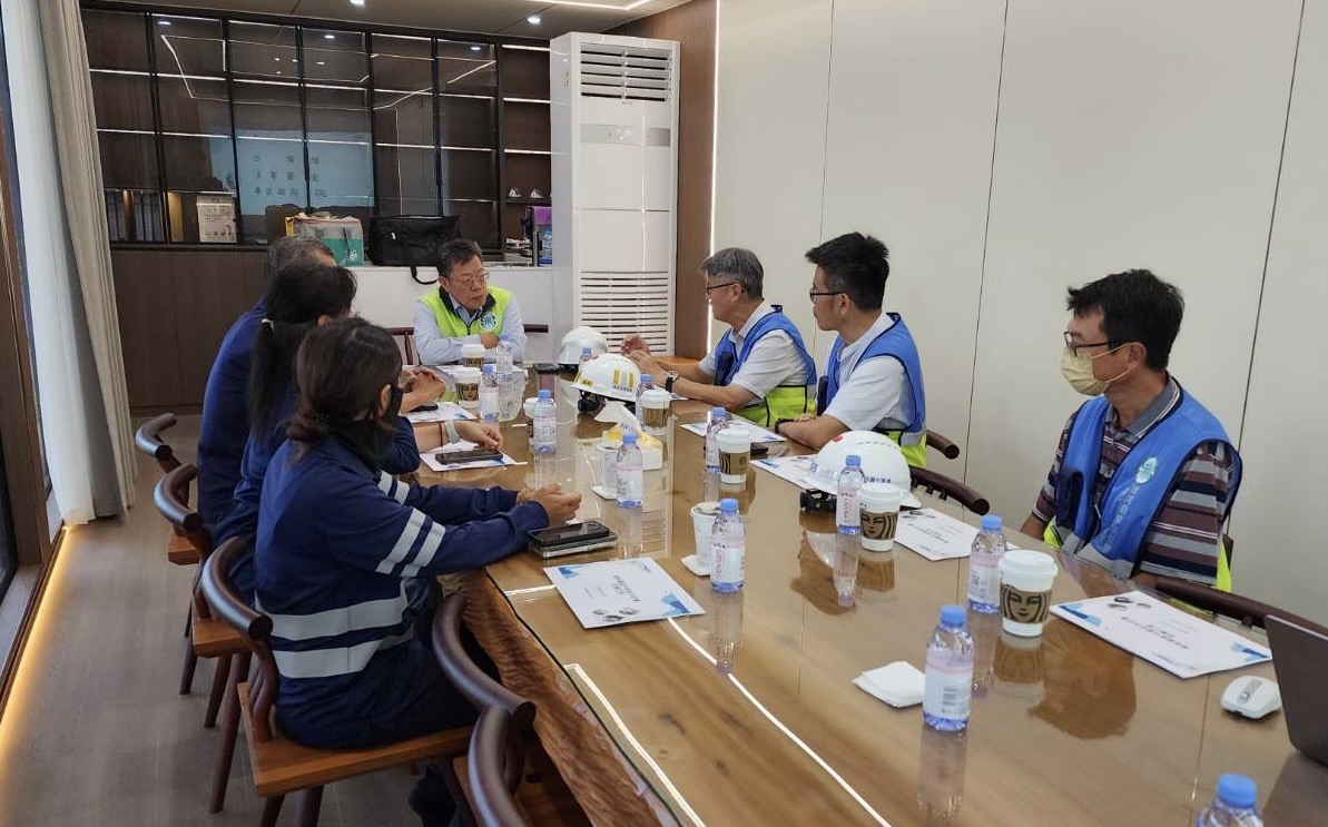 董事長瞭解楠梓產業園區中期供水工程進度