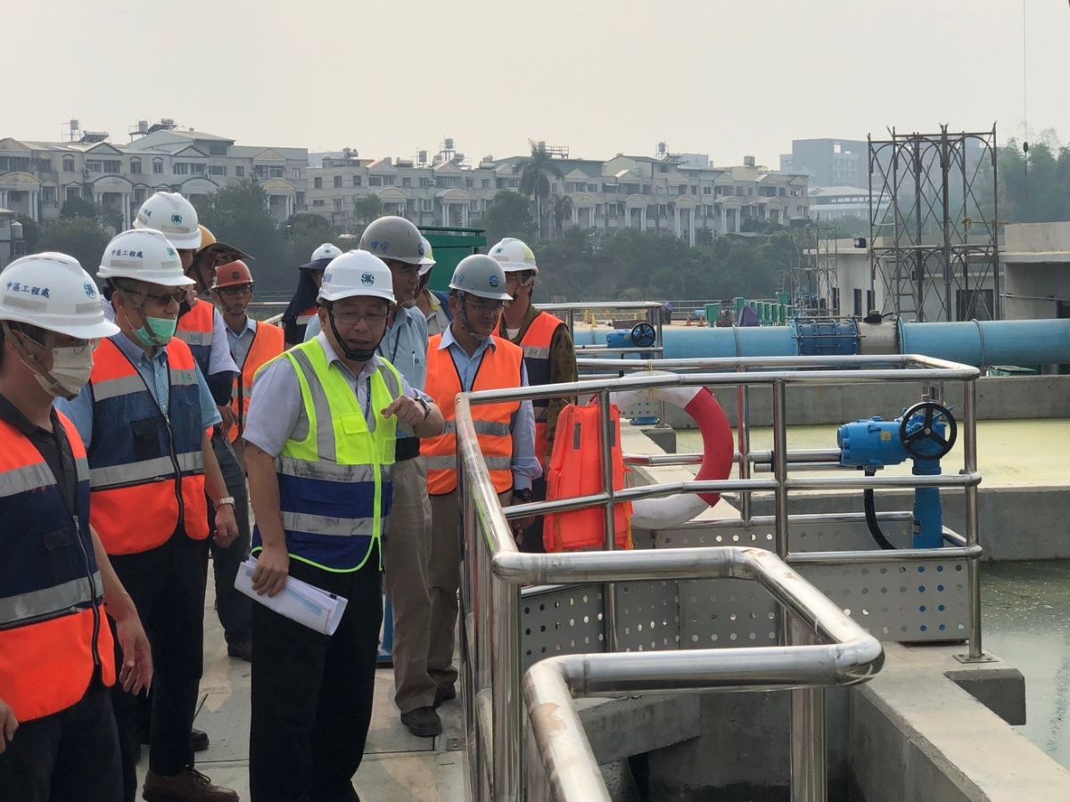 總經理視察草屯淨水場新建工程執行進度