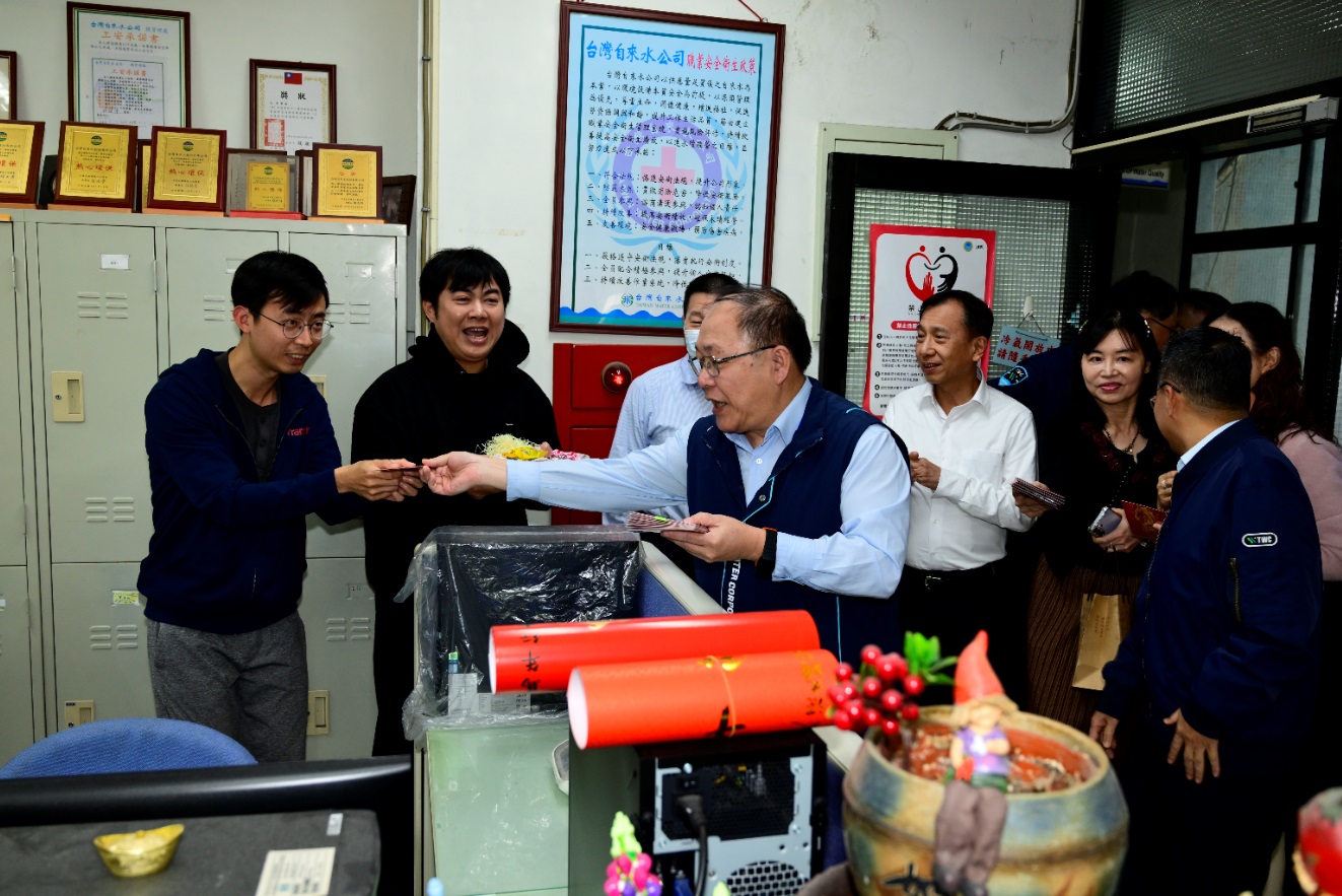 總經理慰勉同仁