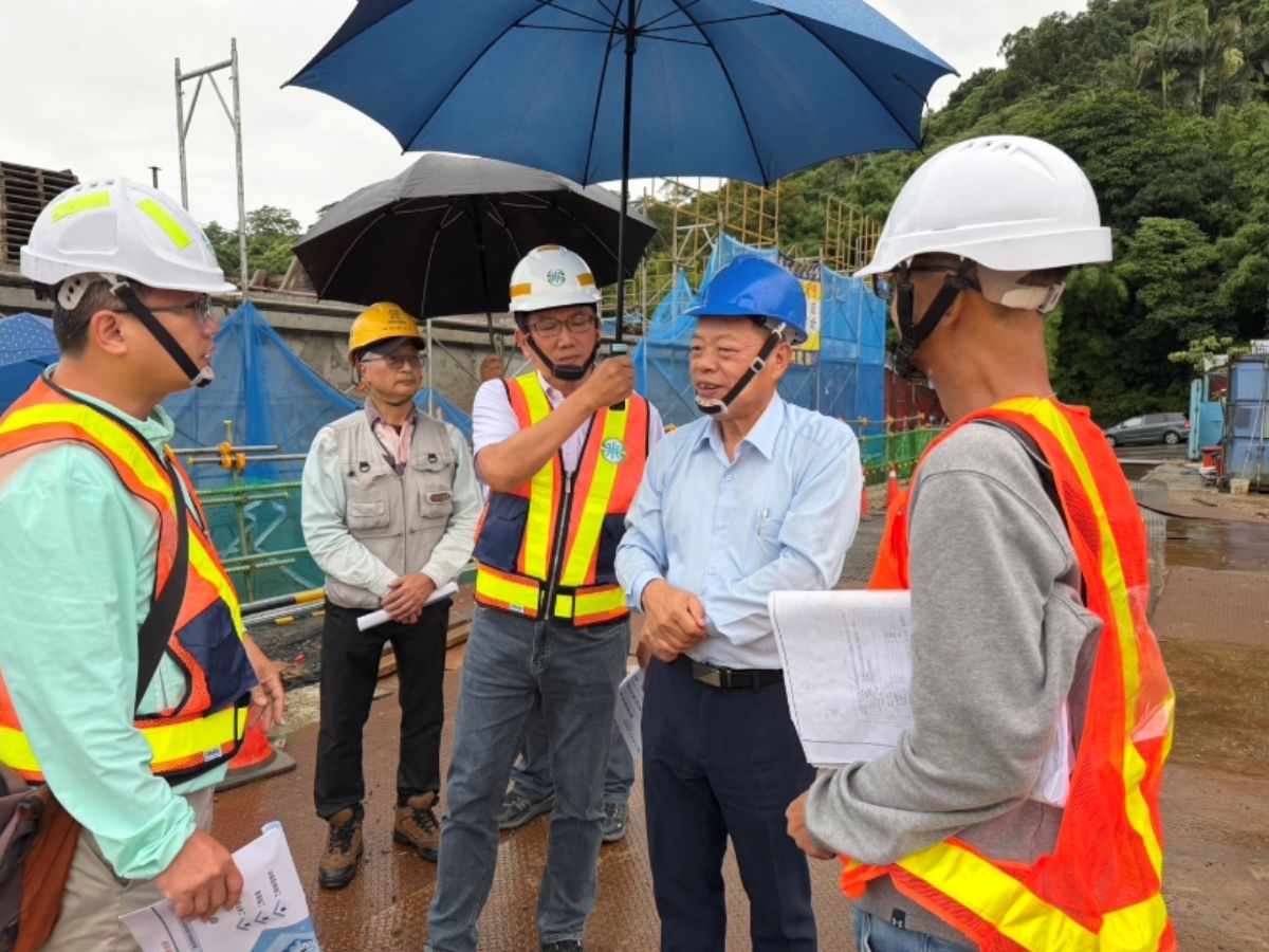 董事長視察「林莊淨水場重建工程」進度