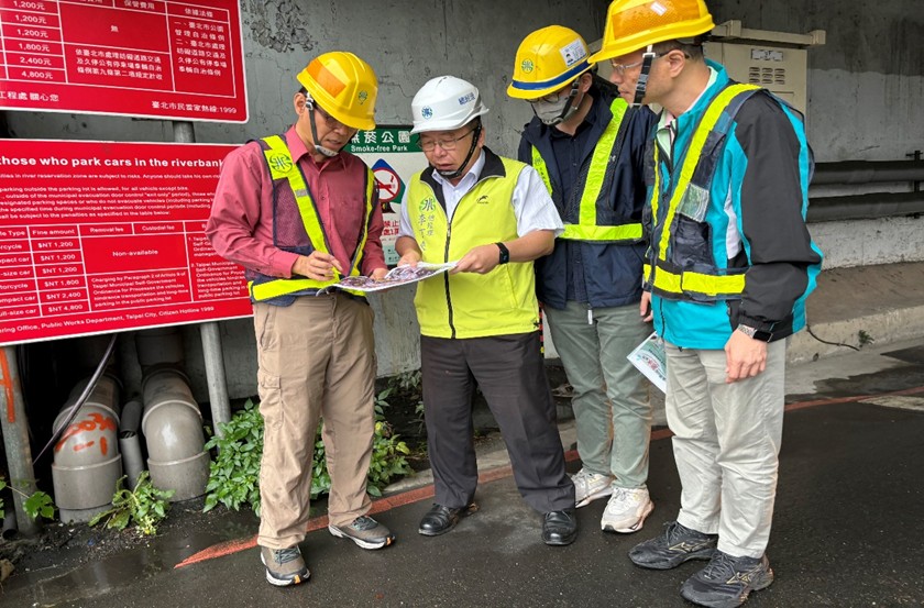 總經理視察汐止基隆聯管通工程新北市端現勘
