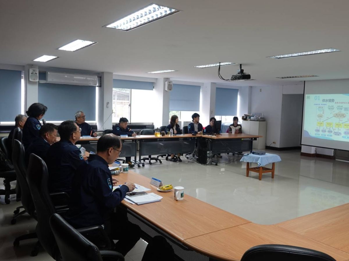 第一區陳處長報告供水整備情形