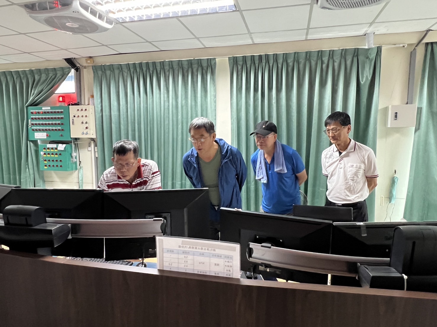 處長督導南化廠凱米颱風緊急應變作為