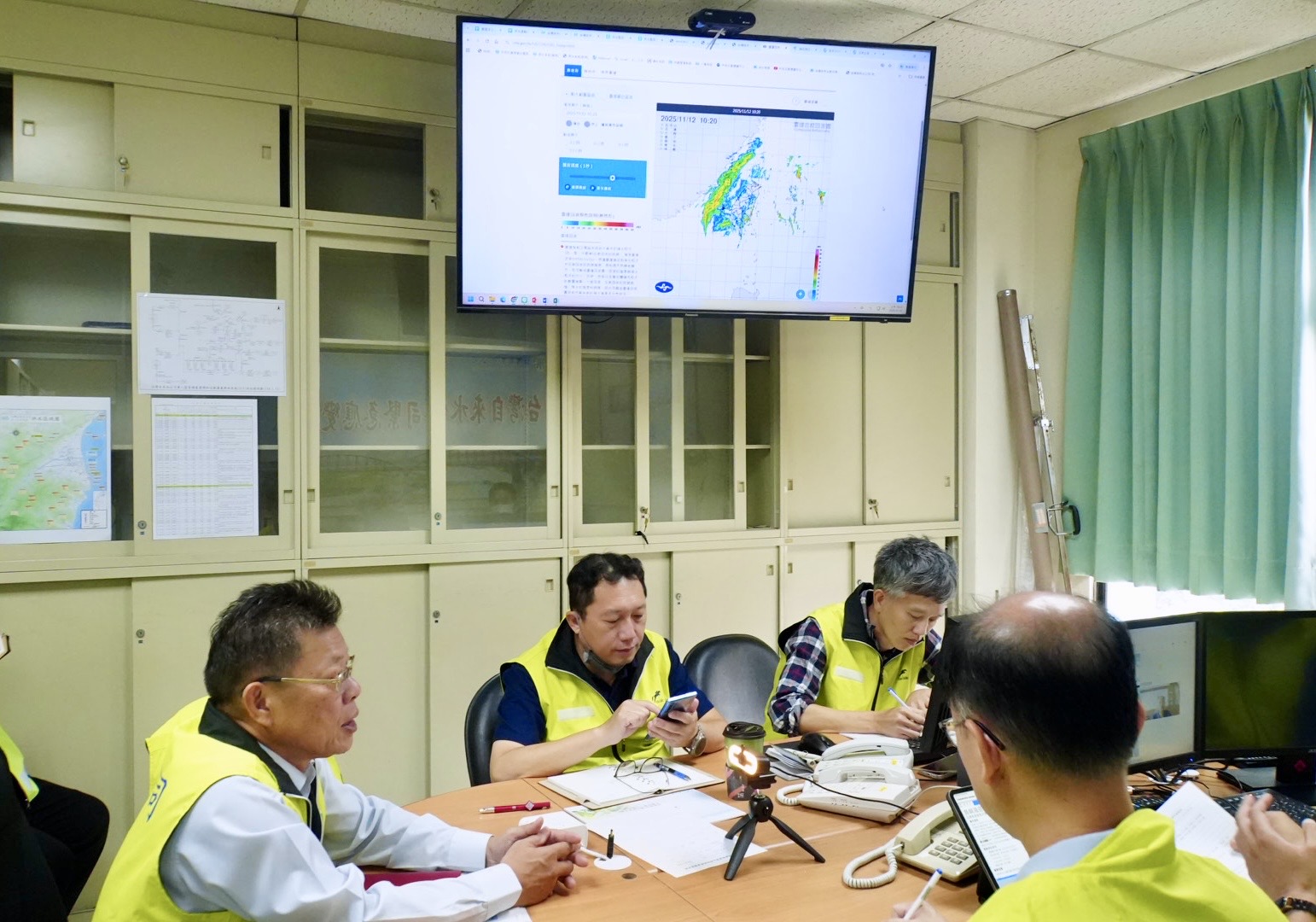 董事長瞭解供水處目前控管各區供水之情形