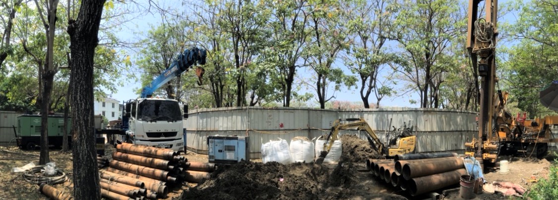 大智公園鑿井作業