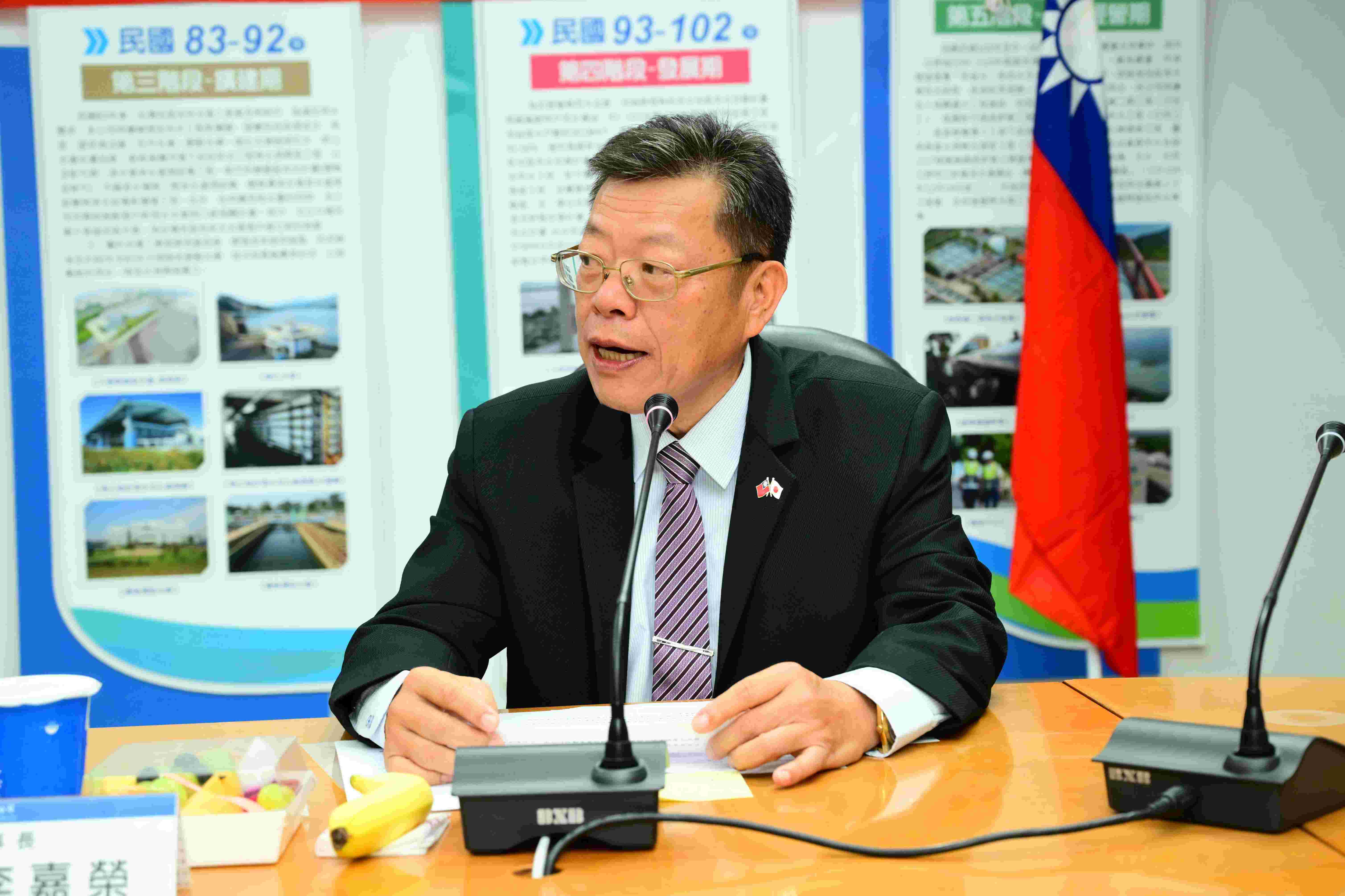 台水公司董事長李嘉榮致詞