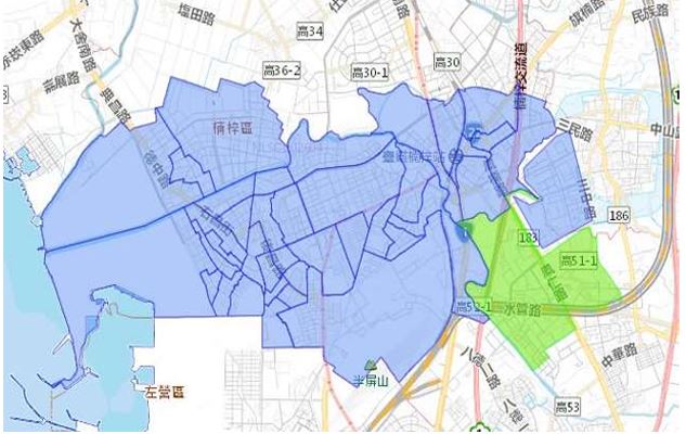 停水區域圖