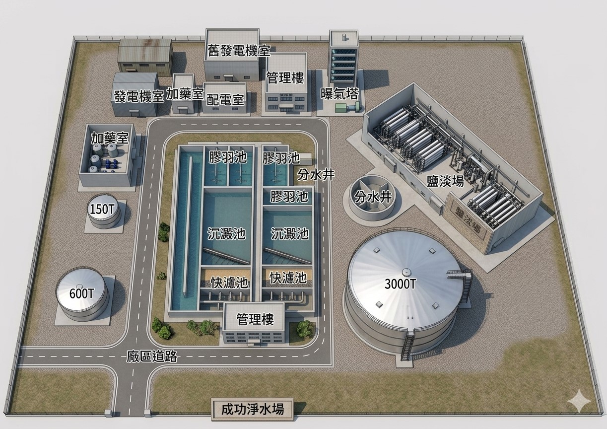 成功淨水場導覽