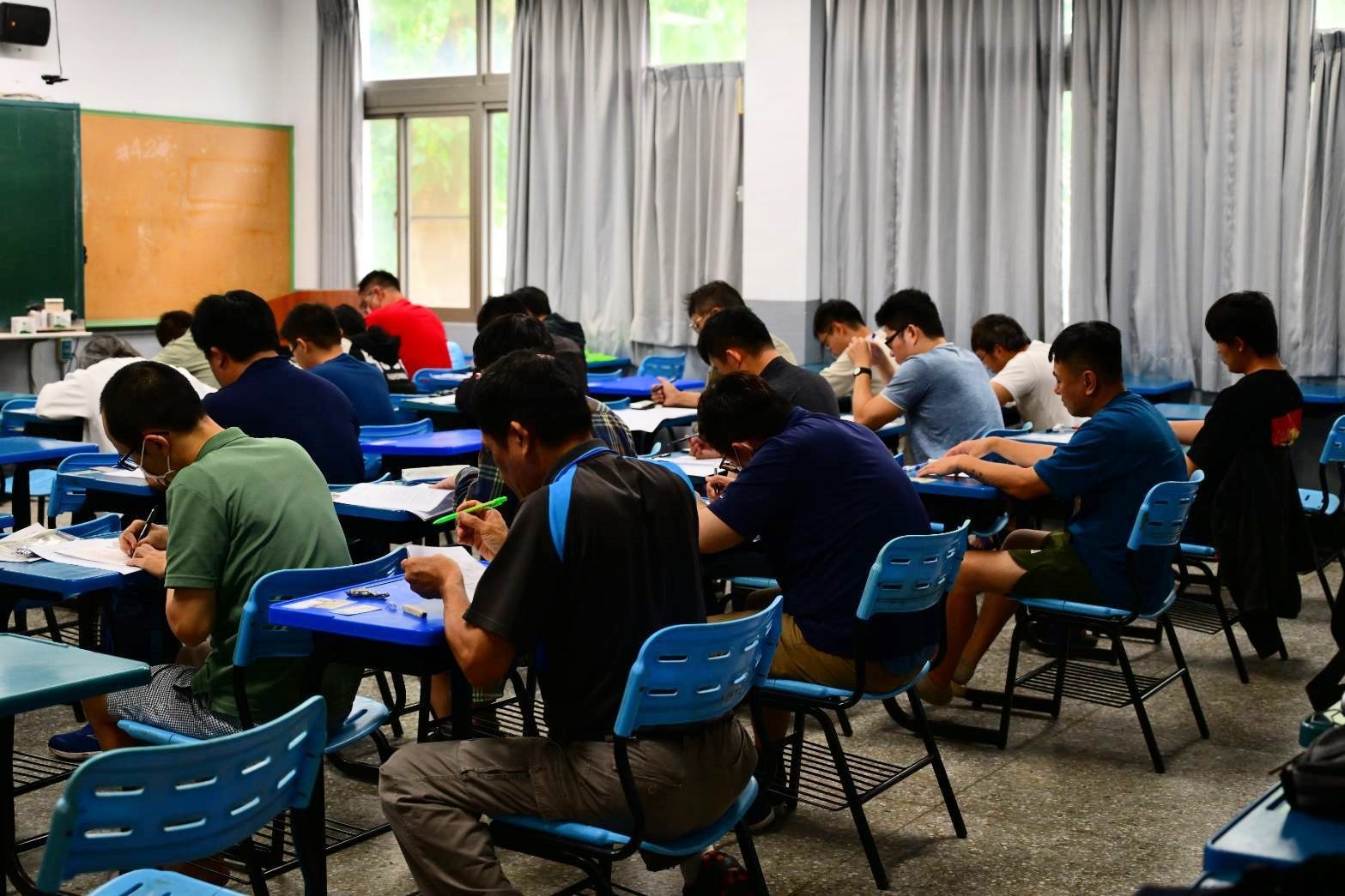 台水評價職位人員筆試今登場 平均錄取率12.57%-考場情形