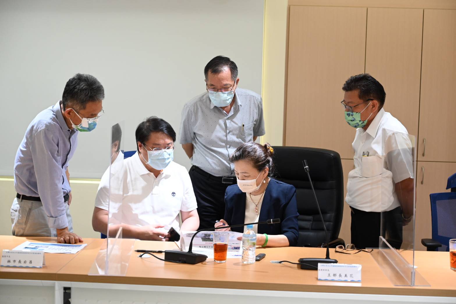王部長與各單位討論基隆供水改善措施