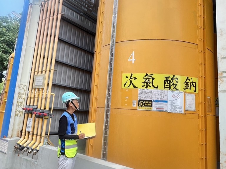 淨水用藥儲存量檢查