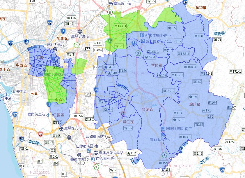 114年3月25日停水降壓全區大圖