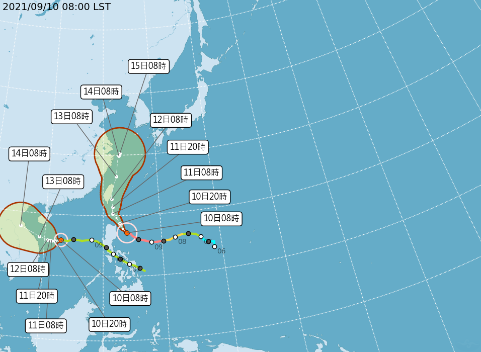中央氣象局-璨樹颱風