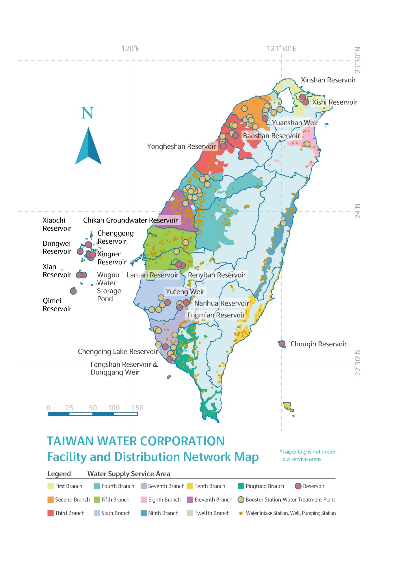 TWC Facility and Distribution Network