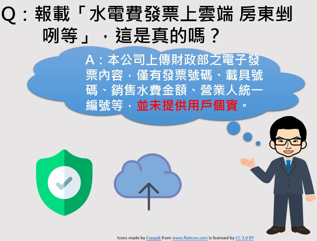 報載「水電費發票上雲端 房東剉咧等」,這是真的嗎